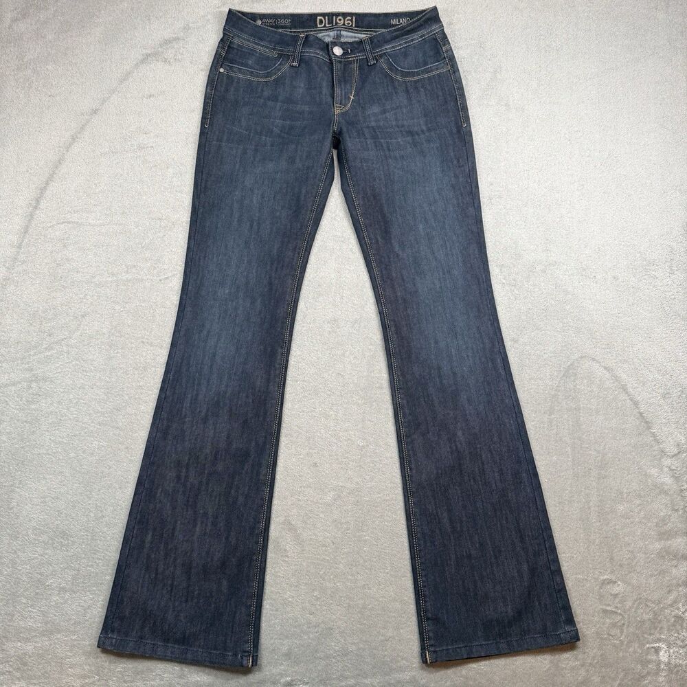 DL1961 Jeans Women’s 28 Blue Denim Milano Bootcut Comfort Stretch